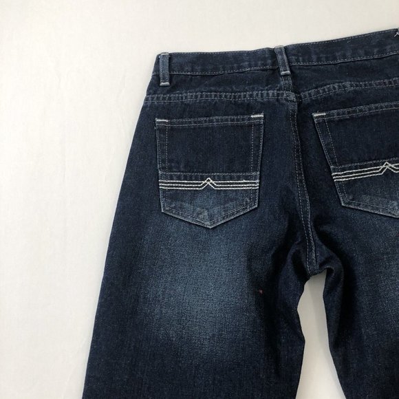 Buzz Cuts Jeans Women's 14 Blue Denim Straight Leg Pants Size 14 (28x28) - Picture 14 of 15